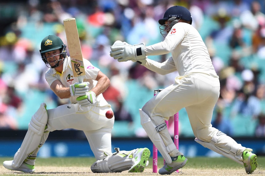 Australia's Tim Paine battingAustralia's Tim Paine batting.