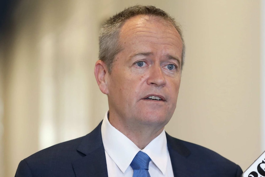 A head and shoulder shot of Labor Leader Bill Shorten.