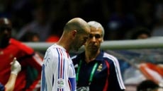 Zinedine Zidane after being sent off in the World Cup final