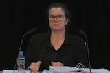 Karen Harfield, former Department of Human Services worker in the Robodebt scheme era, appears at the royal commission