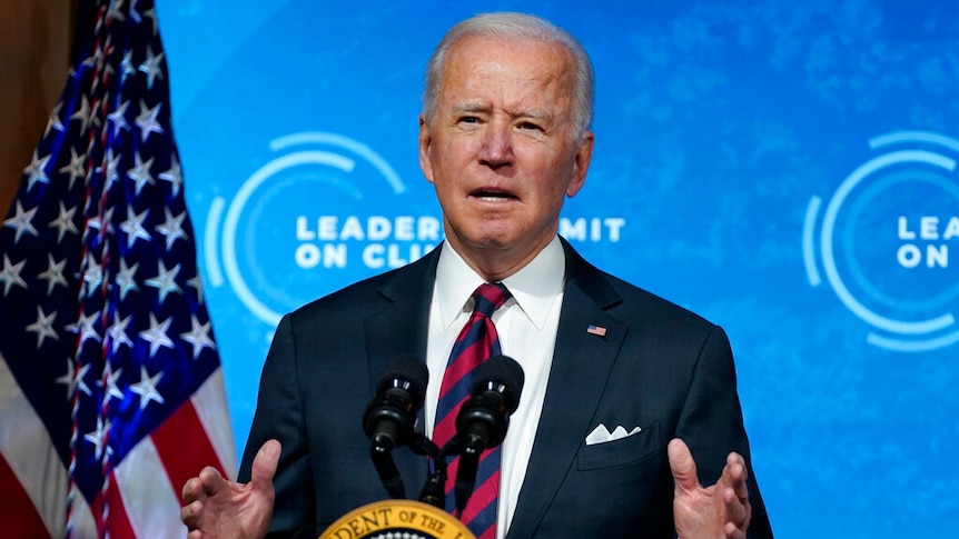 'The US is back': Joe Biden pledges to cut American emissions in half by 2030
