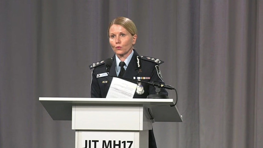 Investigators including AFP officers have detailed how they identified the missile involved.