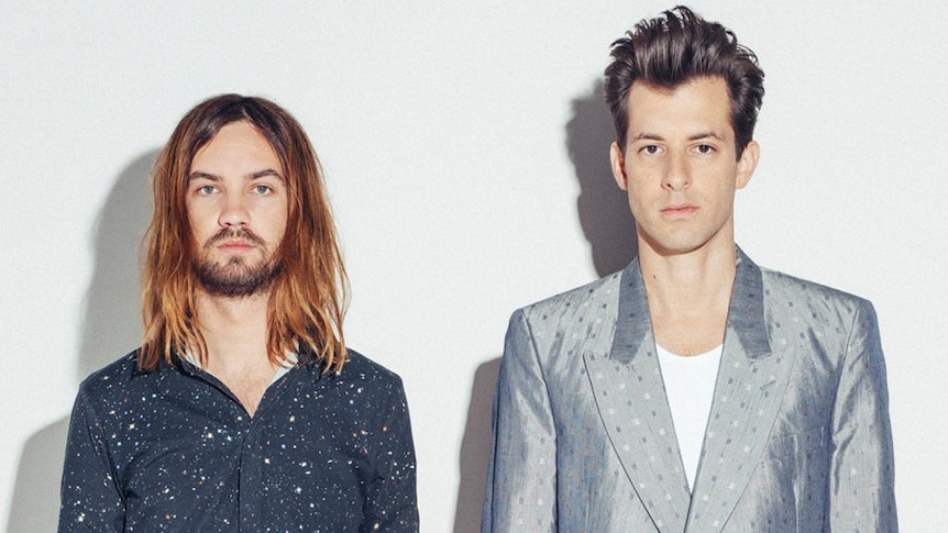 Kevin Parker and Mark Ronson in 2015