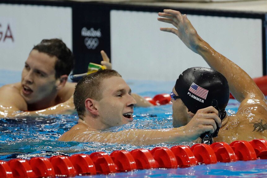American Ryan Murphy wins the 100m backstroke