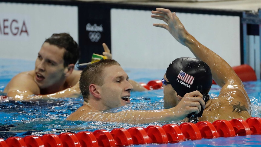 American Ryan Murphy wins the 100m backstroke