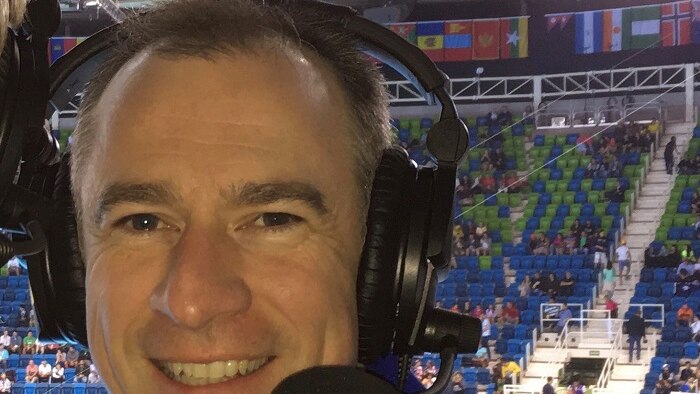 ABC Grandstand broadcaster Gerard Whateley, at the Rio Olympics in 2016.