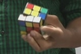 Indian Rubik's cube expert sets one-handed world record
