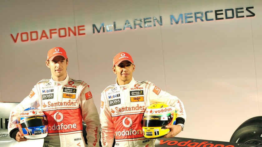 Button and Hamilton launch new McLaren