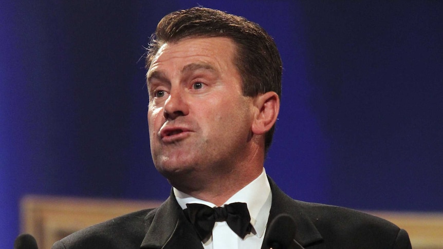 Mark Taylor at the Allan Border Medal