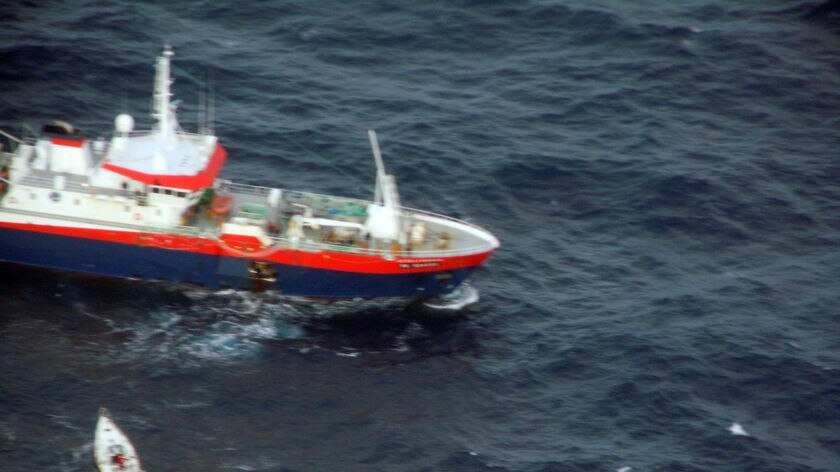The 16-year-old was rescued by a French fishing boat.