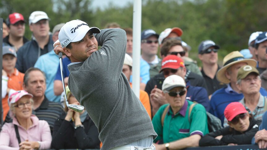 Jason Day at the World Cup of Golf at Royal Melbourne