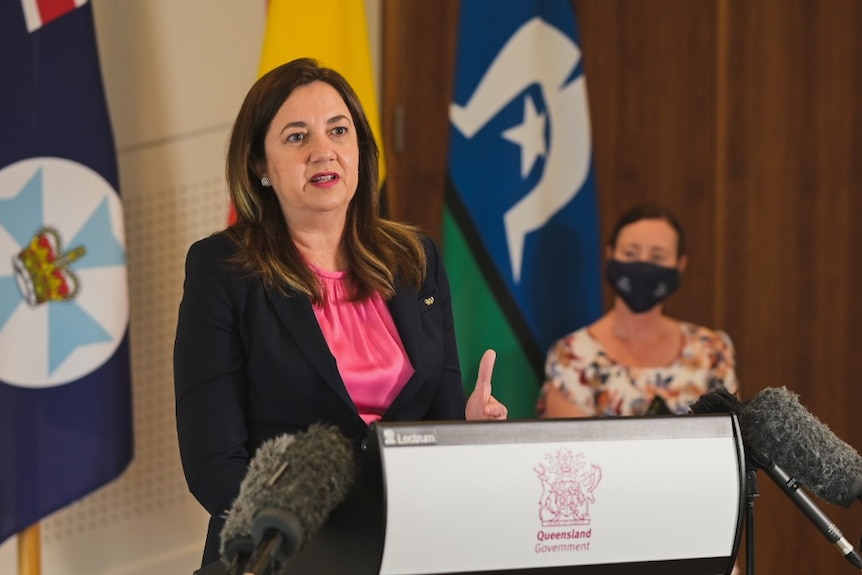 Premier Annastacia Palaszczuk addressed media conference on COVID-19