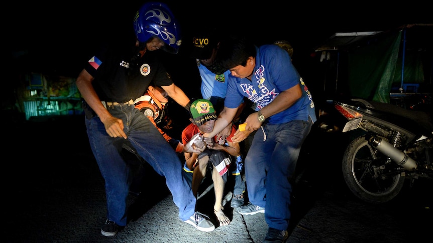 Police operation in Las Pinas