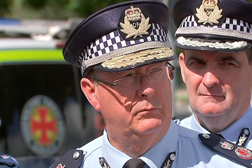 Police Commissioner Ian Stewart offers to talk with a domestic violence victim