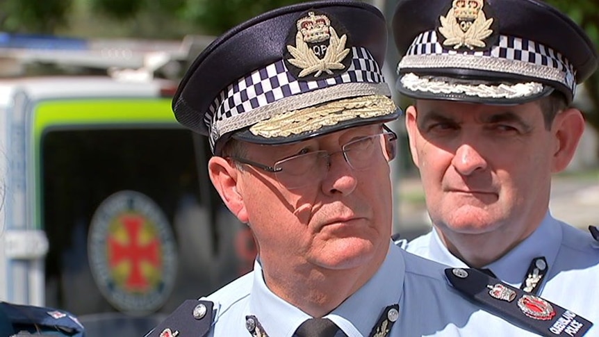 Police Commissioner Ian Stewart tells media in March he's happy to talk with a domestic violence victim whose details were leaked.