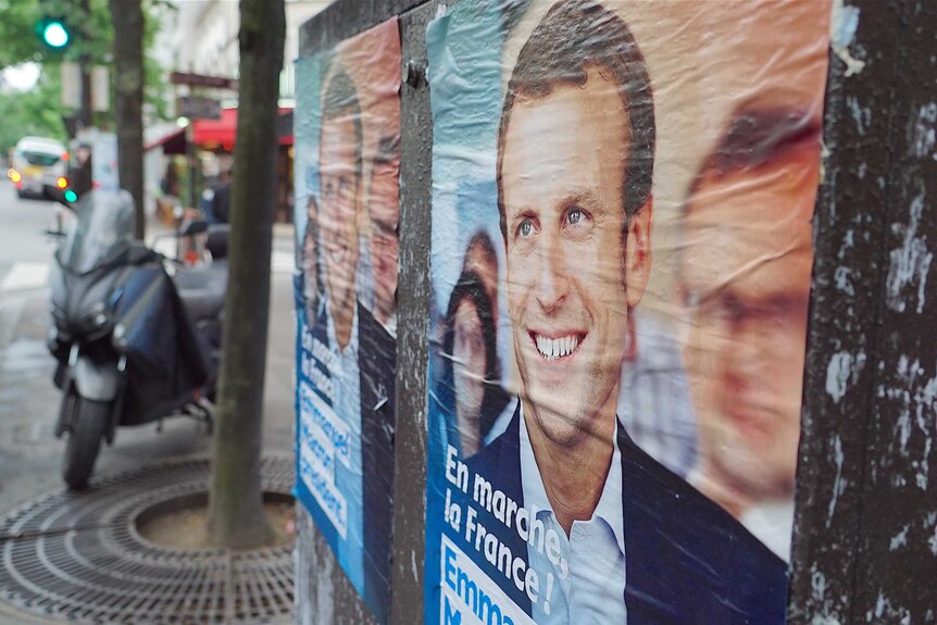 Poster of Emmanuel Macron