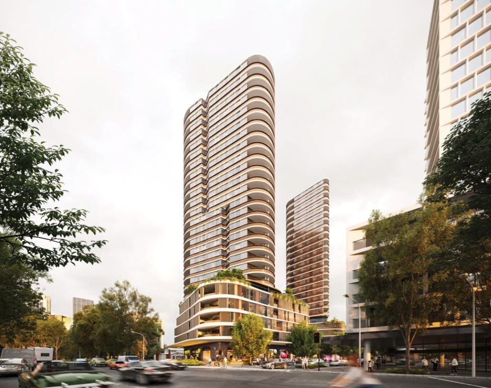 Artist impression of proposed tower development.