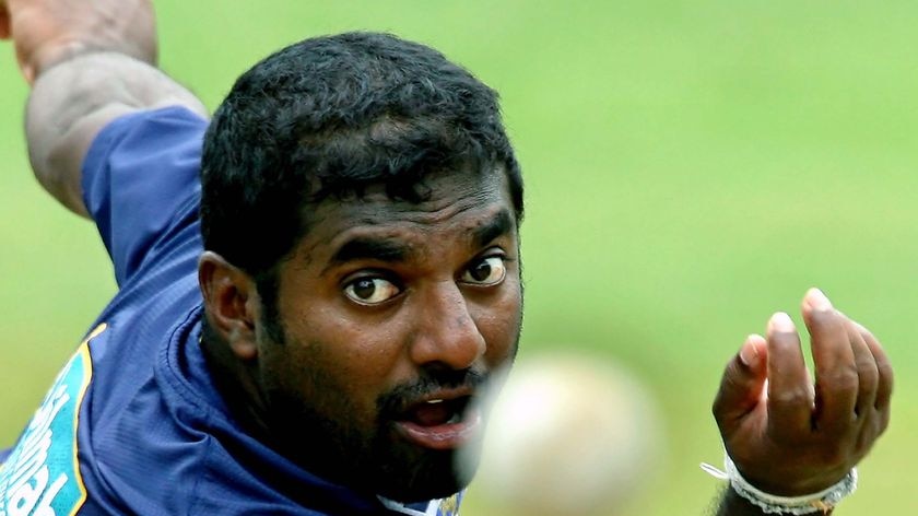 Sri Lankan spearhead: Murali had a rough time in the first two Tests, managing just 5 for 396.