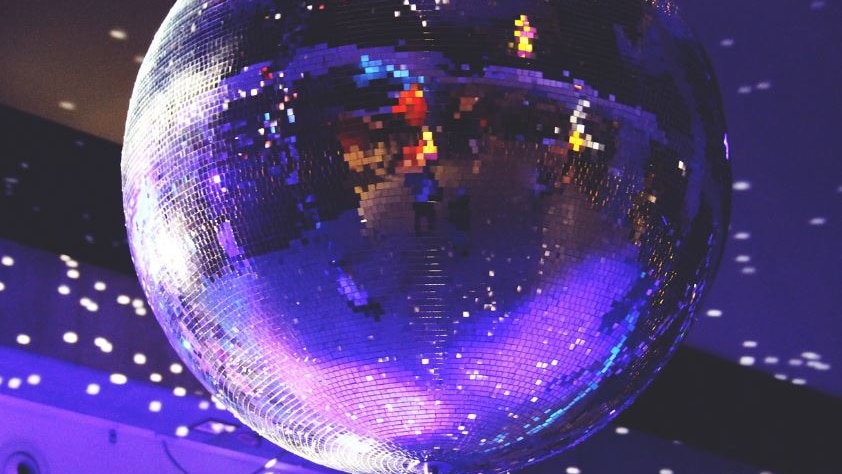 Photo of a disco ball