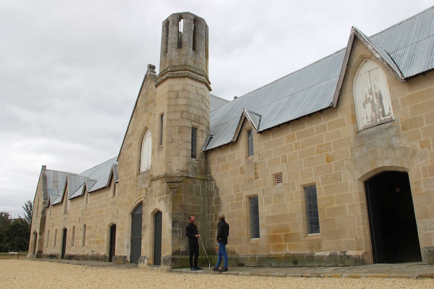 University of Tasmania architecture students are documenting magic markings at Shene Estate.