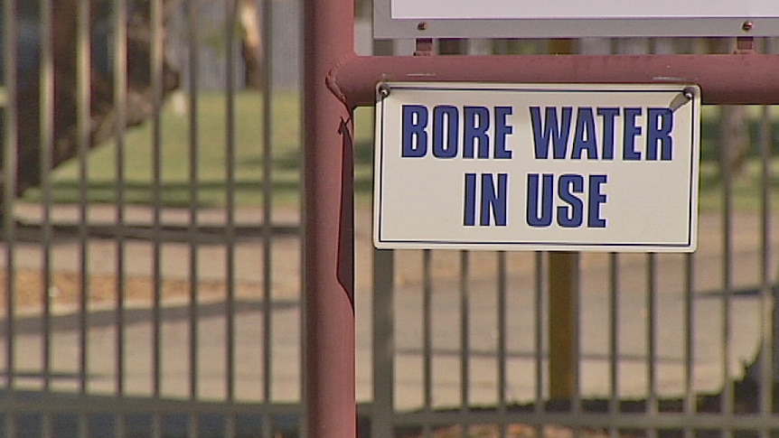 Bore water a danger due to chemicals