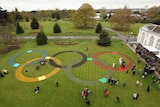 Olympic Rings in Kew Gardens