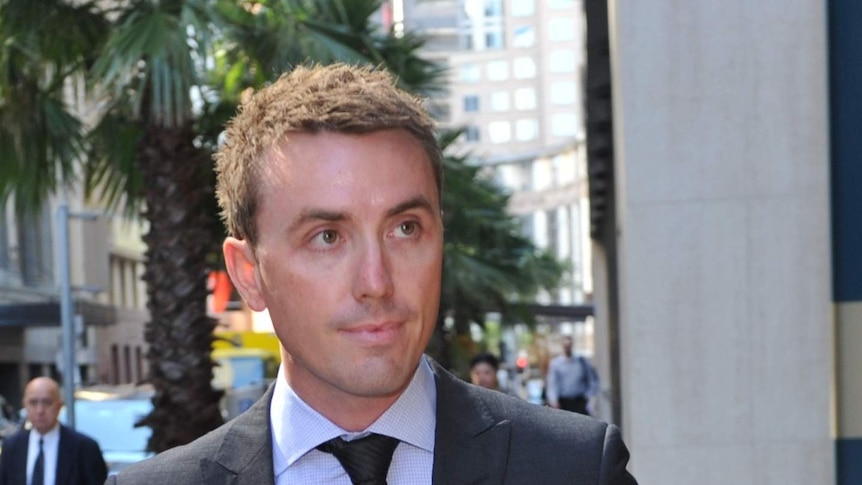 James Ashby arrives at Federal Court in Sydney