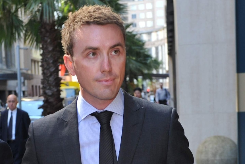 James Ashby arrives at Federal Court in Sydney