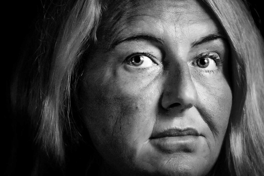 Nicola Gobbo in black and white looks at the camera.