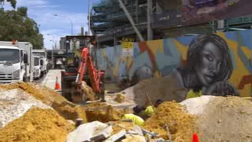 Perth Arena construction