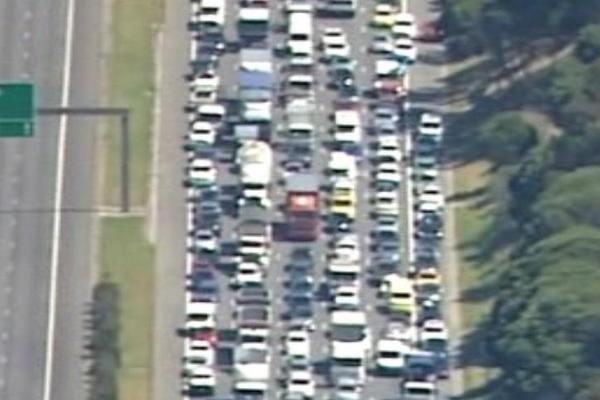 Monash Freeway traffic jam