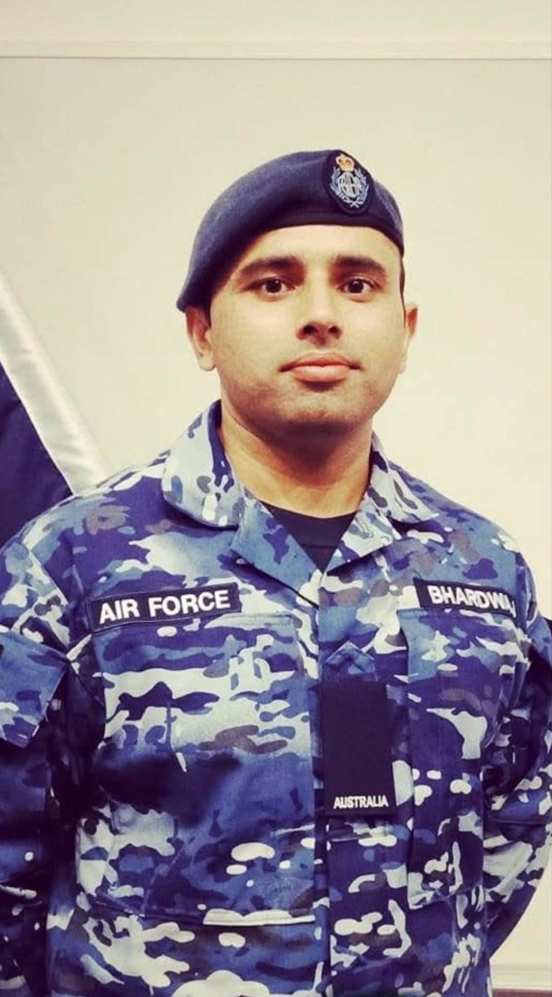 man in air force uniform.