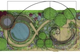 A plan for the Beauty of Mathematics Garden, part of the 2016 Chelsea flower show.