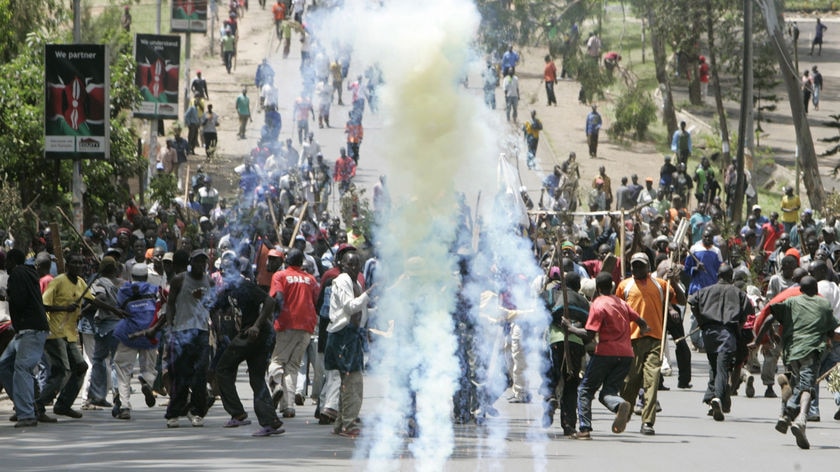 Seven people have been killed in violence that has erupted since Thursday's election.