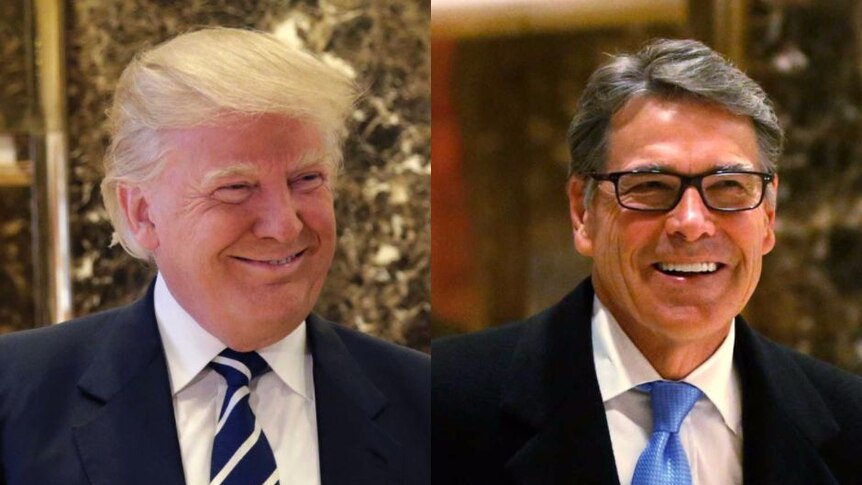 Composite of Donald Trump and Rick Perry