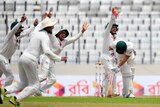 Bangladesh enjoys the demise of Matthew Wade