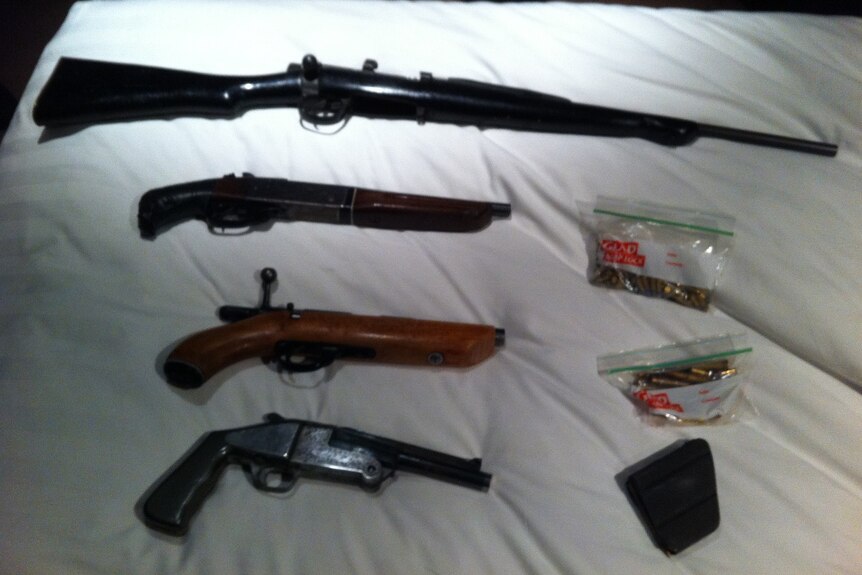 Guns seized during mass NSW police raids