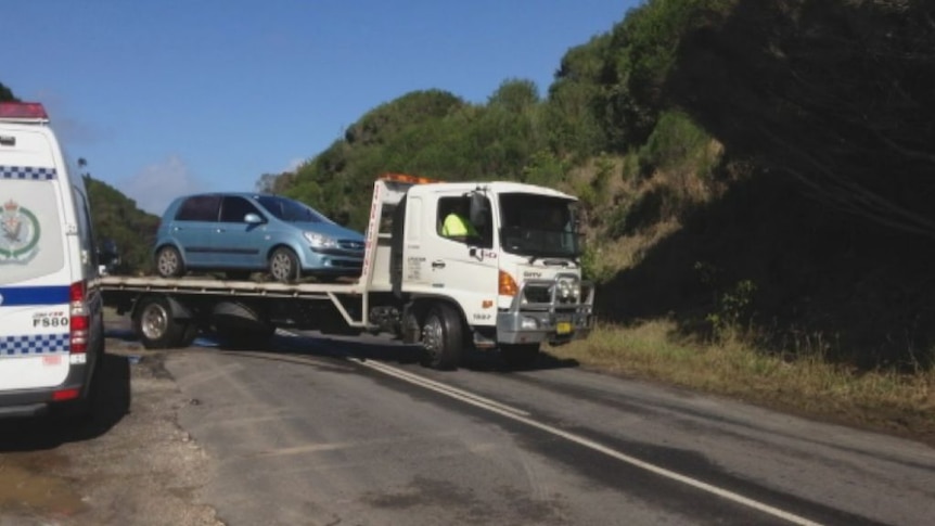 Car removed from Cuttagee Point on NSW south coast