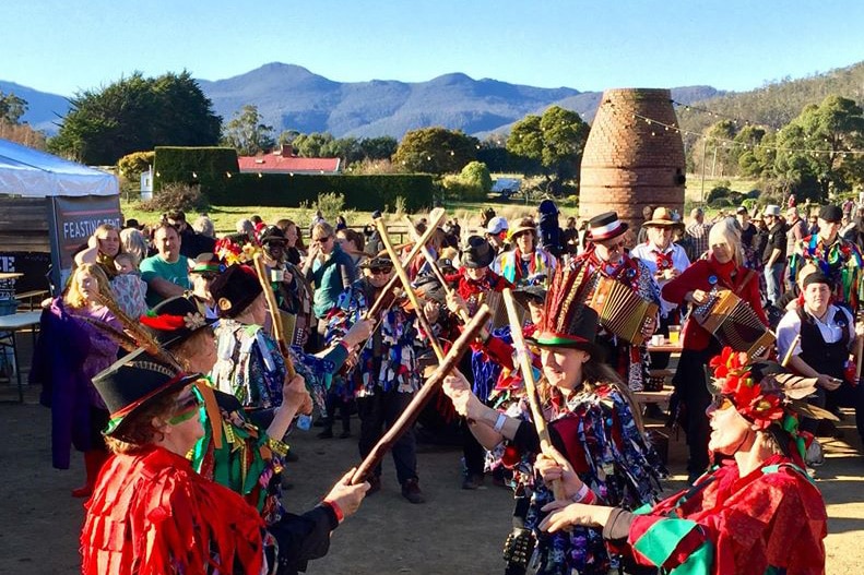 Dancers at Huon Mid Winter Festival