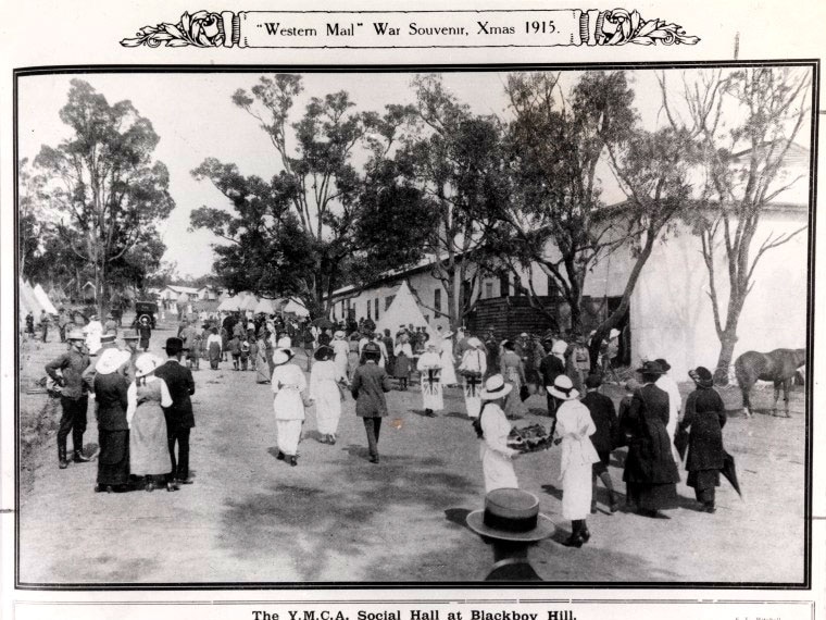 The Y.M.C.A. Social Hall at Blackboy Hill, 1915