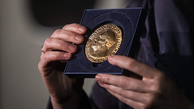 2022 Nobel Peace Prize medal awarded to Center for Civil Liberties