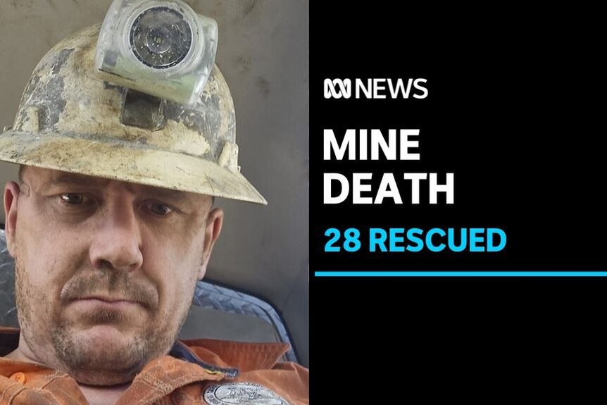 Mine Death, 28 Rescued: Selfie of miner Kurt Hourigan who died in a mine tunnel collapse.