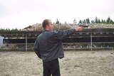 Matti Juhani Saari posted a video on YouTube firing a gun at a shooting range.