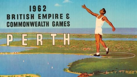 A poster for the 1962 Commonwealth games