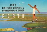 A poster for the 1962 Commonwealth games