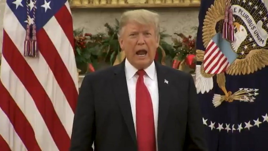 Trump says shutdown "will hopefully not last too long"