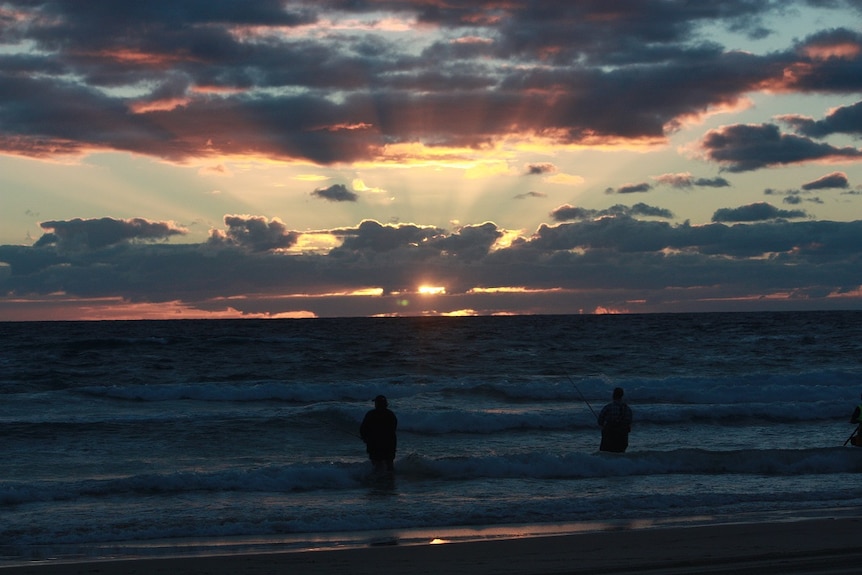 Sun sets on Fraser Island