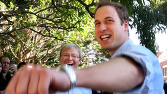 Prince William on his Australian tour (Getty Images: Lisa Maree Williams)