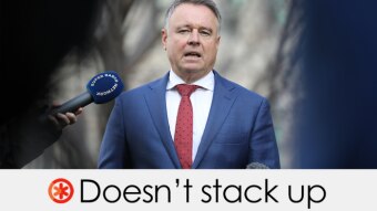 Joel Fitzgibbon's claim doesn't stack up