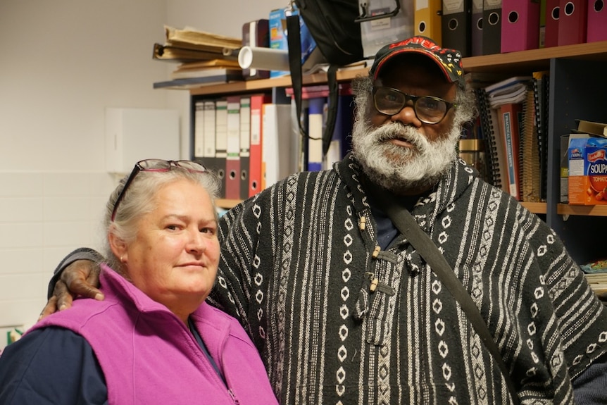 Doctor Christine Jeffries-Stokes standing with her husband pastor Geoffrey Stokes